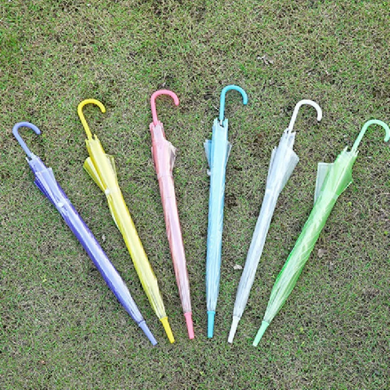 1pc 8-Ribs Sturdy Clear See-Th - Golf Umbrella Large recension och pris