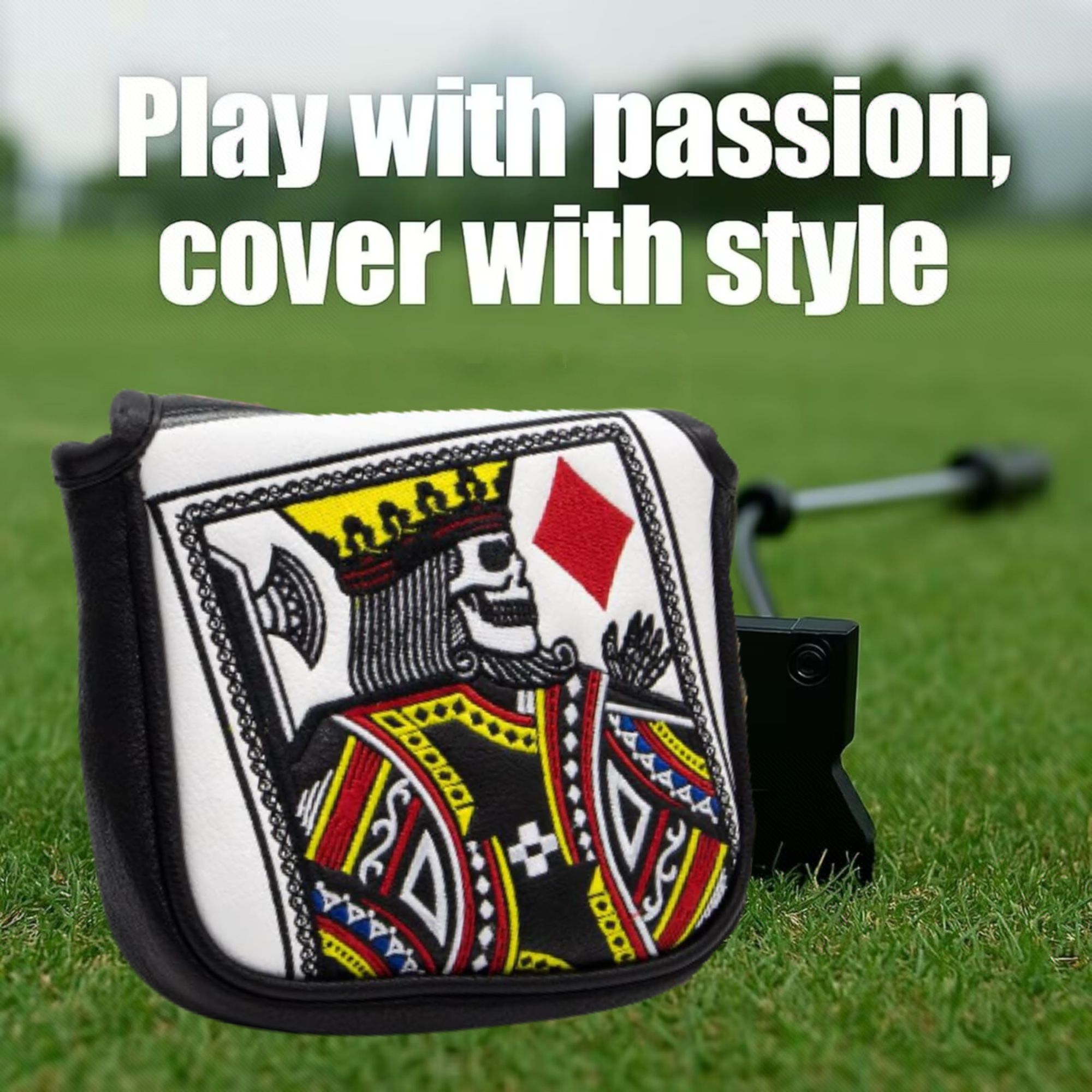 King Of Hearts Embroidered Mal - Golf Putter recension och pris