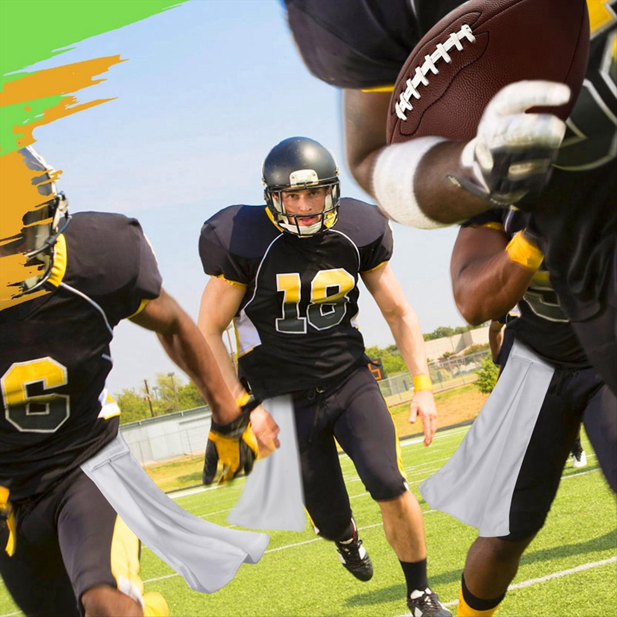 POPULAR-4Pcs Football Towel Hi - Golf Towel recension och pris