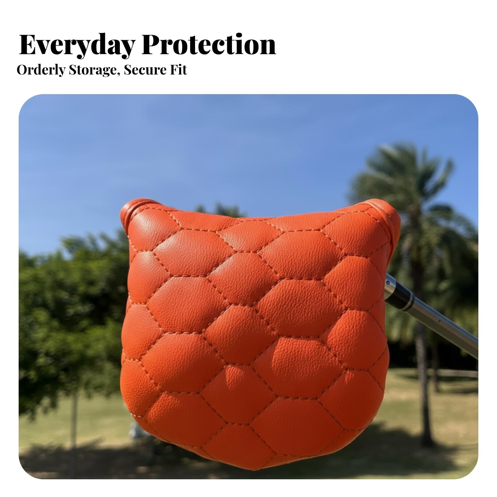 Orange Lined Golf Putter Cover - Golf Putter recension och pris