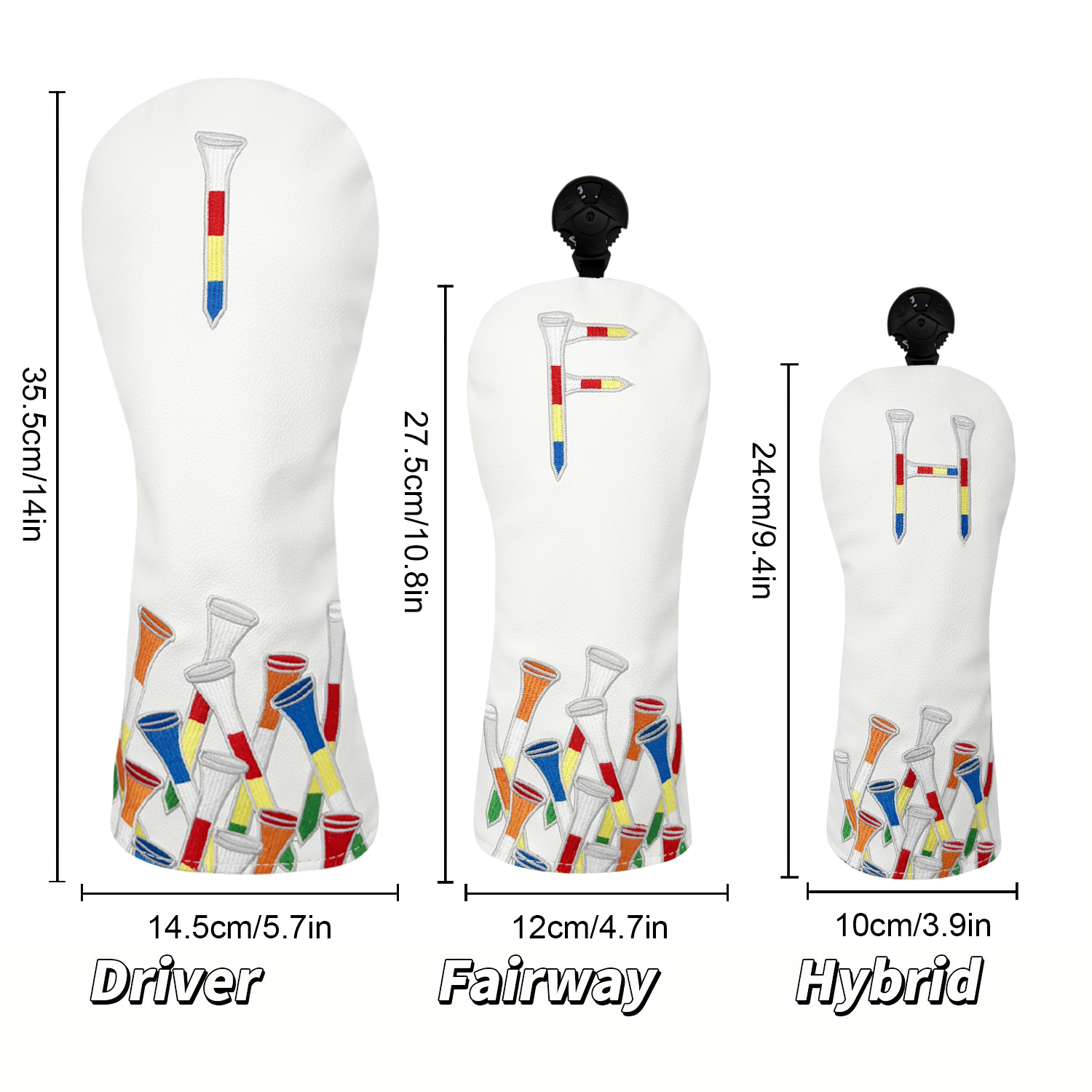 Golf Tee Alphabet Embroidery G - Golf Driver recension och pris